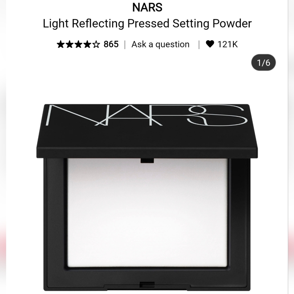 New In Box NARS Light Reflecting setting Powder Press Powder Compact Mini Trvl - Picture 9 of 9
